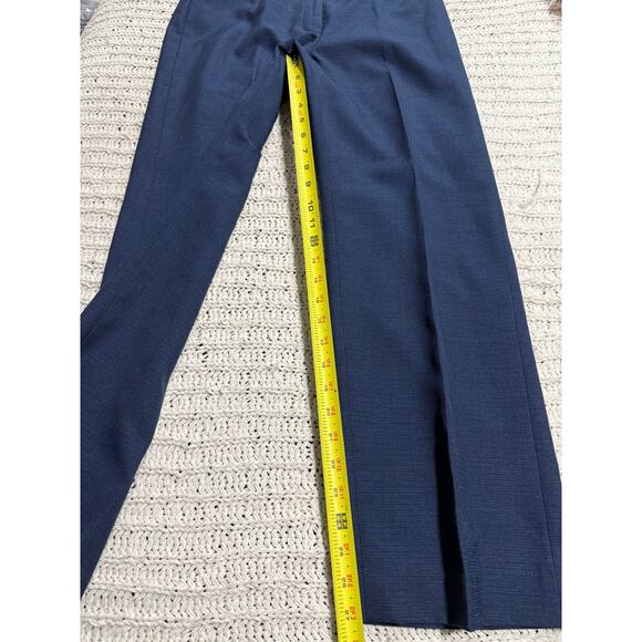 Le Suit Dress Pants Trousers Pleated Womens Sz 8 Blue Fully Lined - Picture 3 of 12